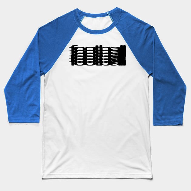 football Baseball T-Shirt by joebushdotnet